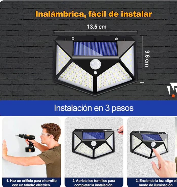 LUZ SOLAR DE PARED