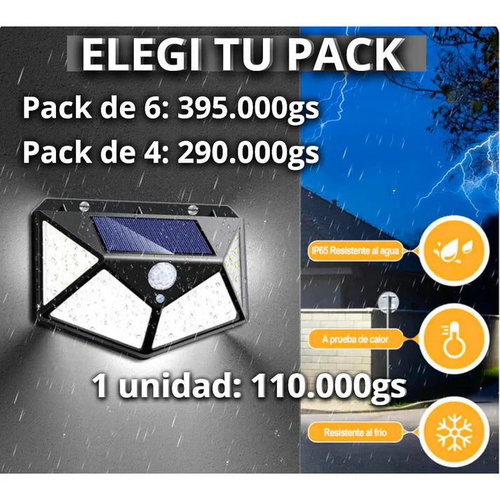 LUZ SOLAR DE PARED